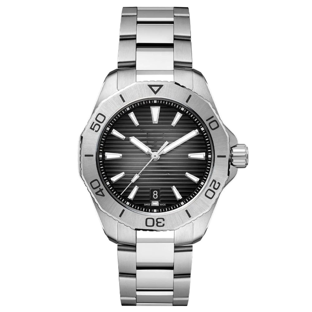 Aquarecer Professional 200 Automatic Date Black Dial 40mm